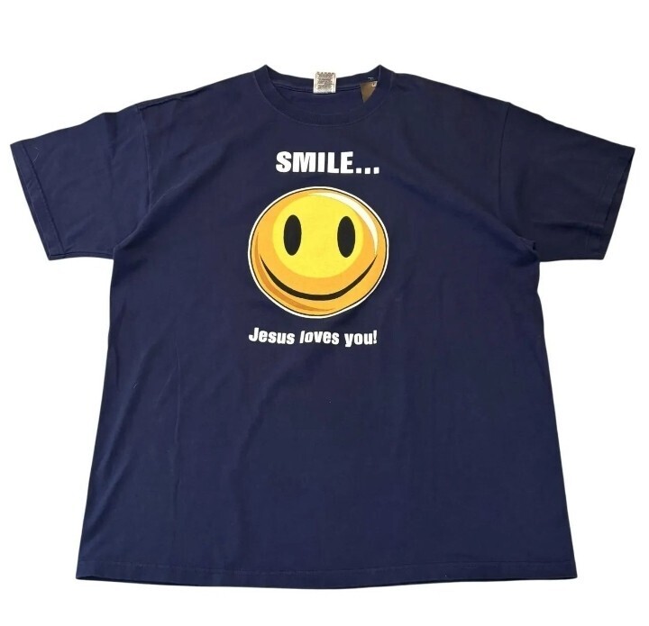 FRUIT OF THE LOOM 90s~00s SMILE S/S TEE