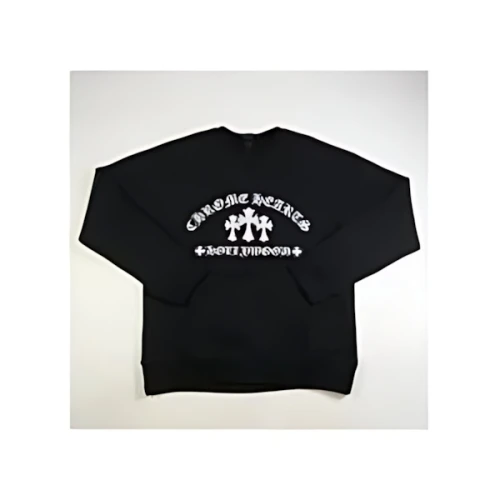 Chrome Hearts SWTSHRT U SAILIN ON CREW ROCKER ARCH BLACK