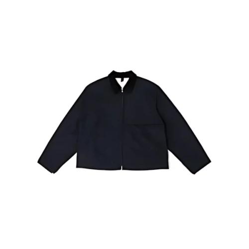 Simply Complicated CORD COLLAR WORK JACKET OBSIDIAN