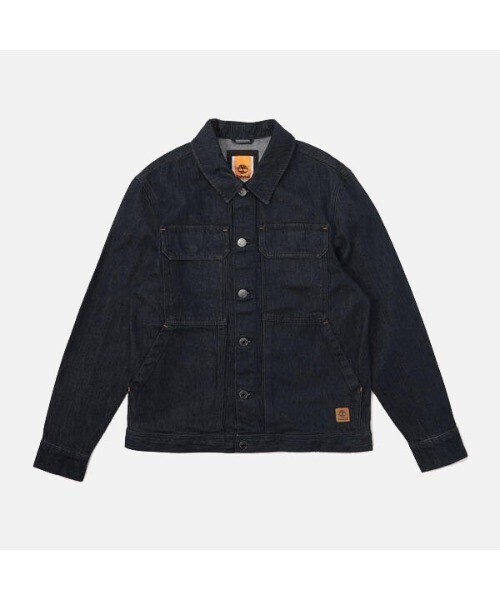 Timberland メンズ デニム トラッカー リフィプラ テクノロジー ジャケット