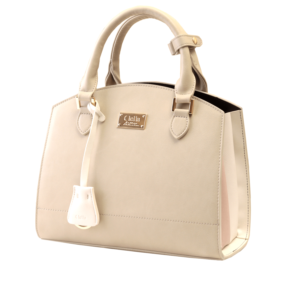 Clelia（クレリア） [Clelia/クレリア] ハンドバッグ レディース トリコロールカラー Riberte CL-28333