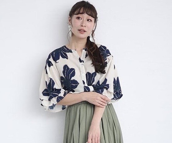 Sawa a la mode 7分袖ブラウス