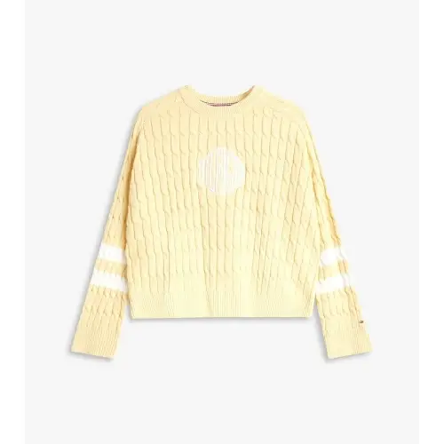 Tommy Hilfiger テクスチャードグラフィッククルーネックセーター
