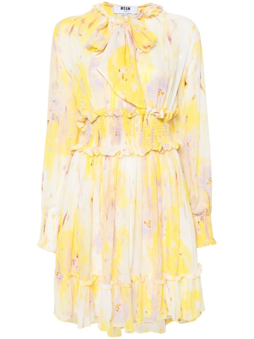 MSGM フローラル ドレス