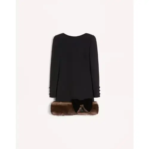 VALENTINO ウールクレープ ショートドレス