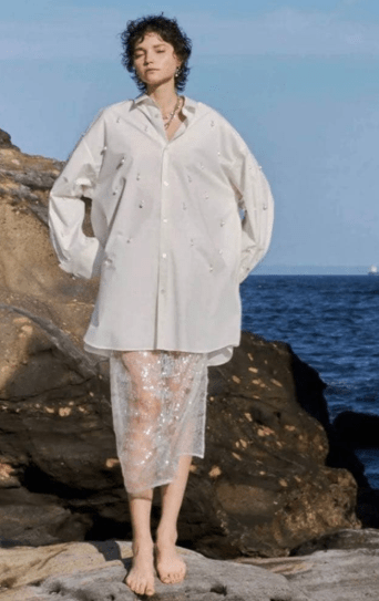 JOSE MOON sequins skirt
