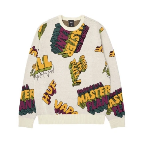 HUF PAID IN FULL CREWNECK SWEATER