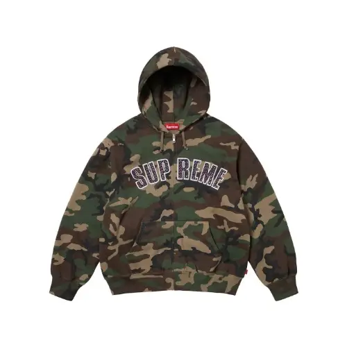 Supreme × B.B. Simon Zip Up Hooded Sweatshirt