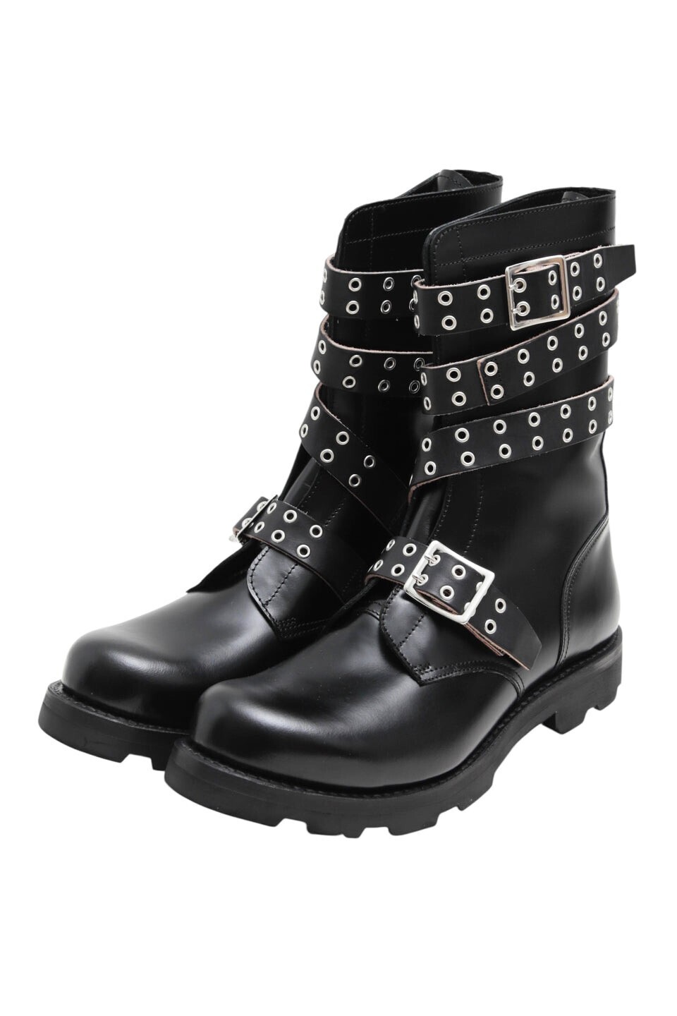 ORIMI STRAPPED BIKER BOOTS