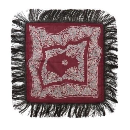 SUGARHILL FRINGE BANDANA / RED