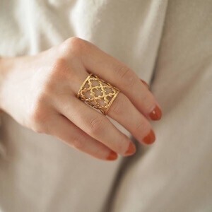 ADER.bijoux リング BOHO ゴールド