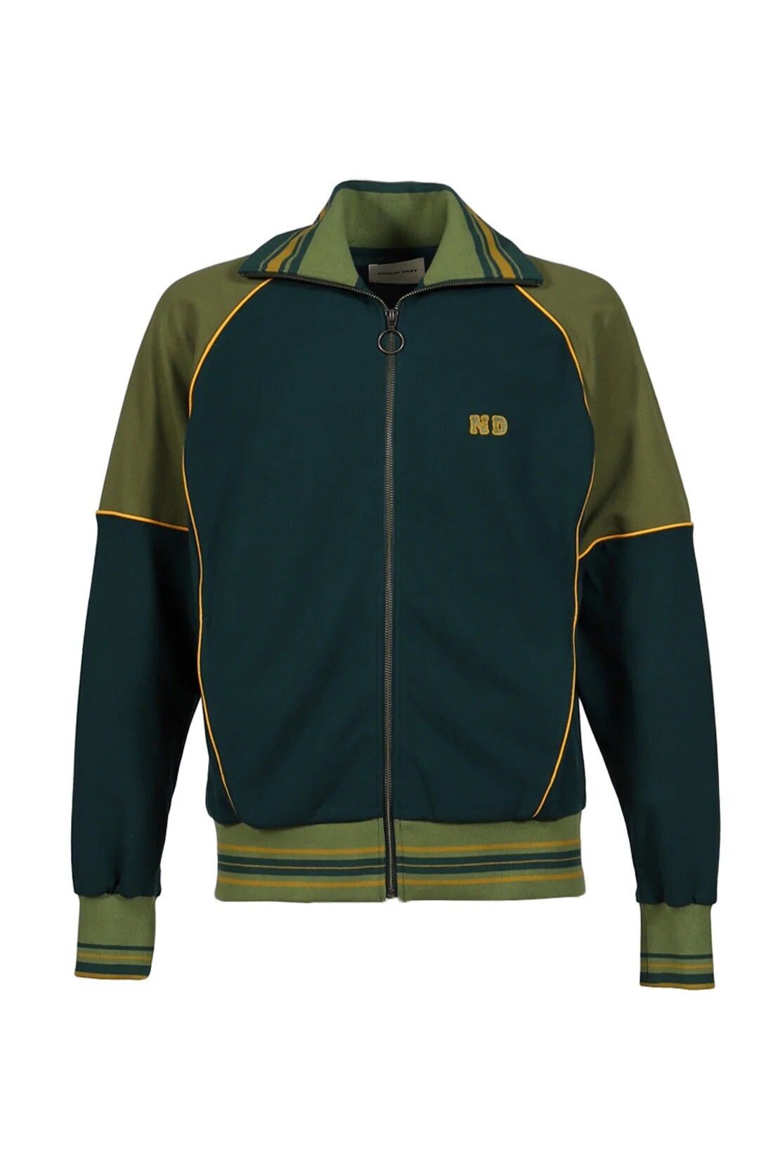 NICHOLAS DALEY TRACK TOP / BOTTLE GRN ARMY GRN