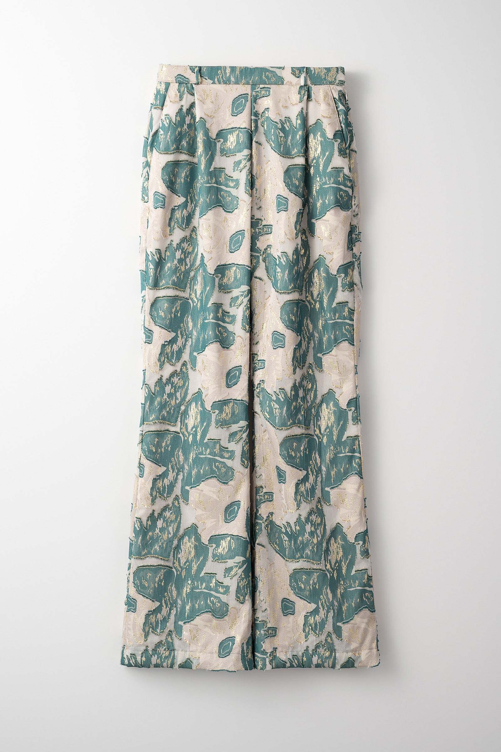 MURRAL Flower quartz jacquard slacks