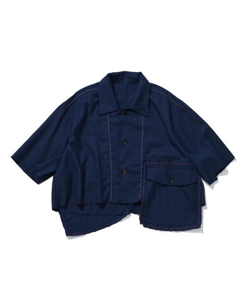 URU ATELIER MADE SHORT SLEEVE COVERALL JACKET
