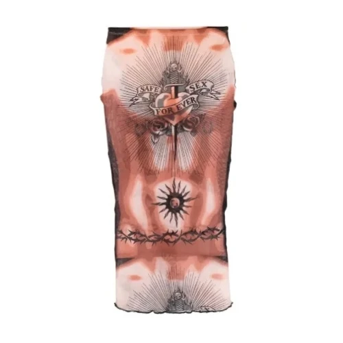Jean Paul Gaultier トロンプルイユ ペンシルスカート