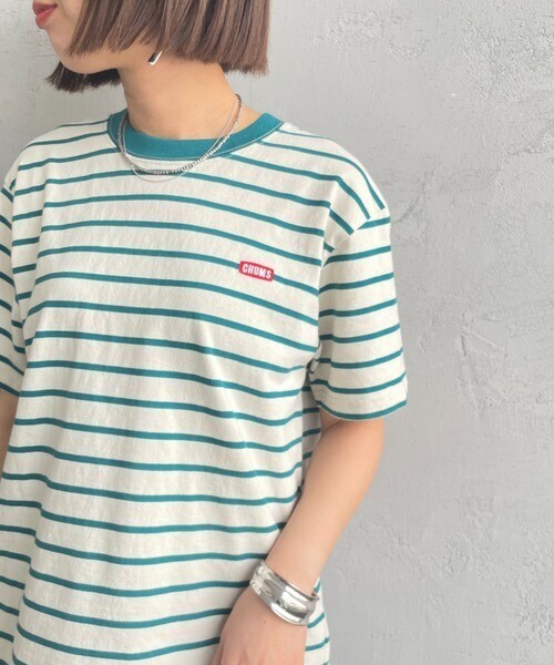 CHUMS BOOBY バックプリント ショートスリーブTシャツ