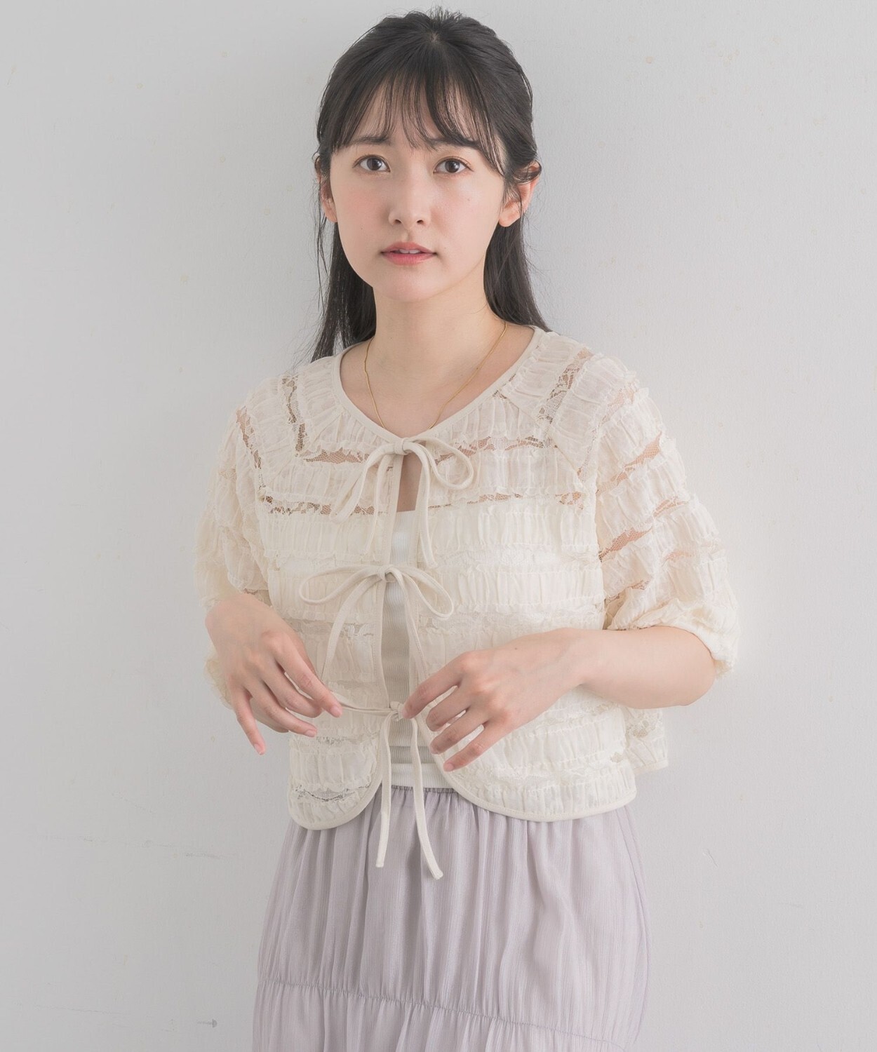 RETRO GIRL 段フリルリボンBL