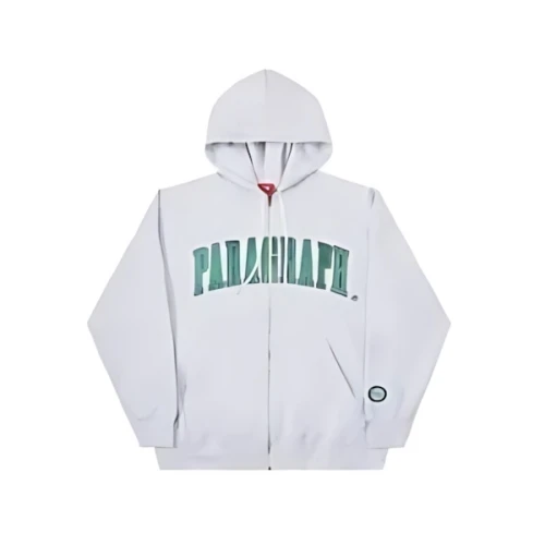 PARAGRAPH COLLEGE LOGO ZIP UP HOODIE
