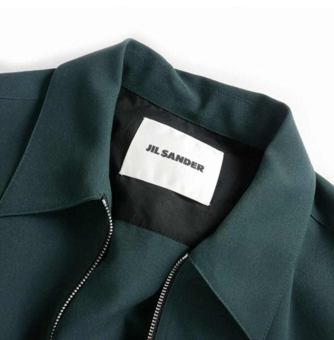 JIL SANDER ウールジップシャツジャケット
