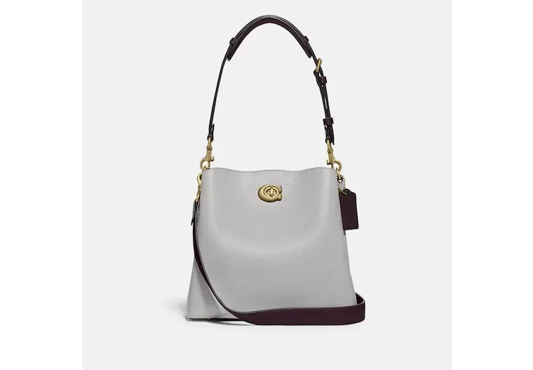 COACH ウィロウ バケット バッグ カラーブロック