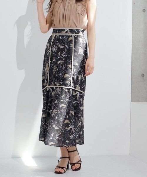 LADYMADE パイピングマーメイドスカート