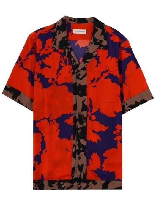 Dries Van Noten Multicolor Carlton Abstract Floral Viscose