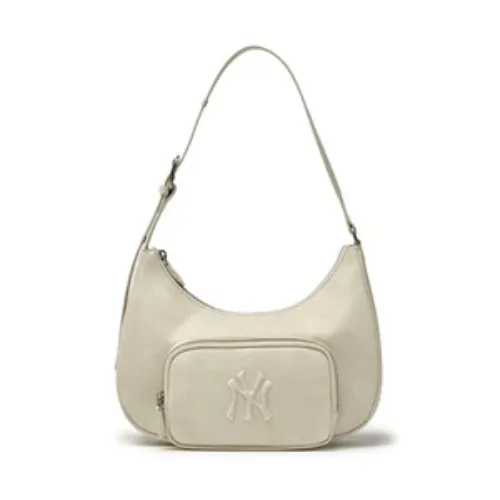 MLB Korea Basic Vintage Logo Hobo Bag New York Yankees