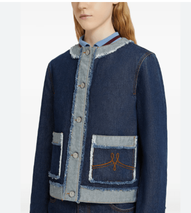 MARNI ブルーデニム インサイドアウトジャケット