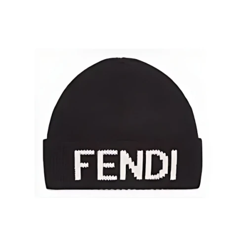 FENDI ブラックウール ハット