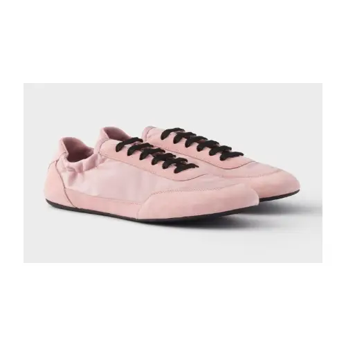 PRADA コラプス Re-Nylon xスエード スニーカー