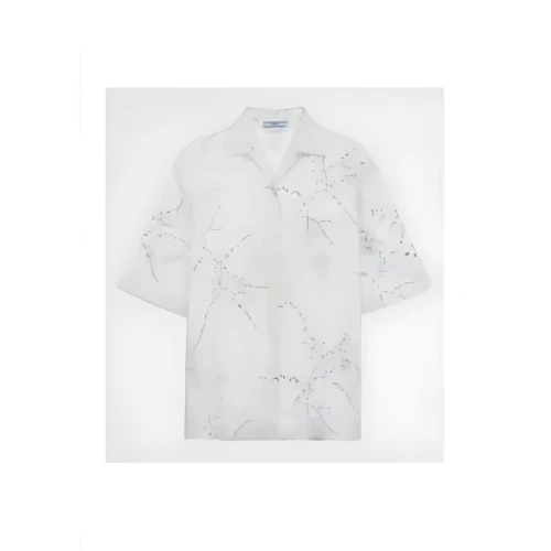PRADA Shirt with superimposed embroidery
