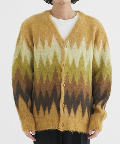 Needles Mohair Cardigan - Zigzag