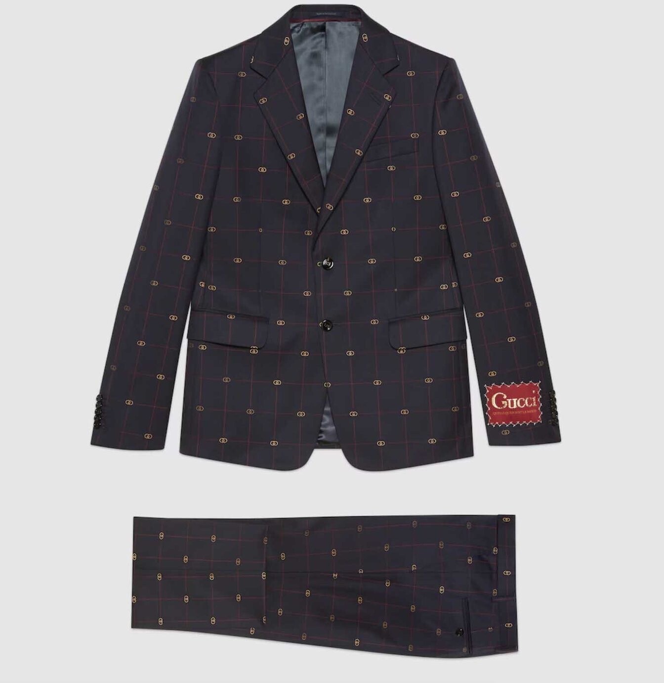 GUCCI GG wool suit