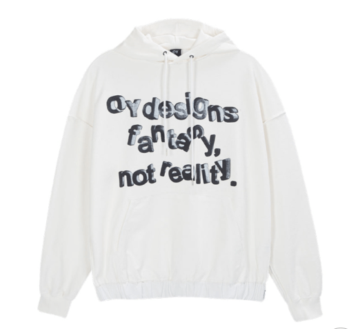 OY REVERSE BLEND LOGO HOODIE