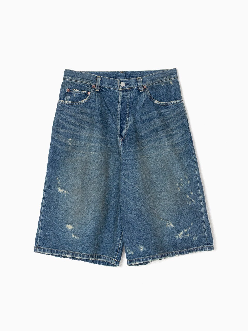 ssstein BAGGY DENIM SHORTS