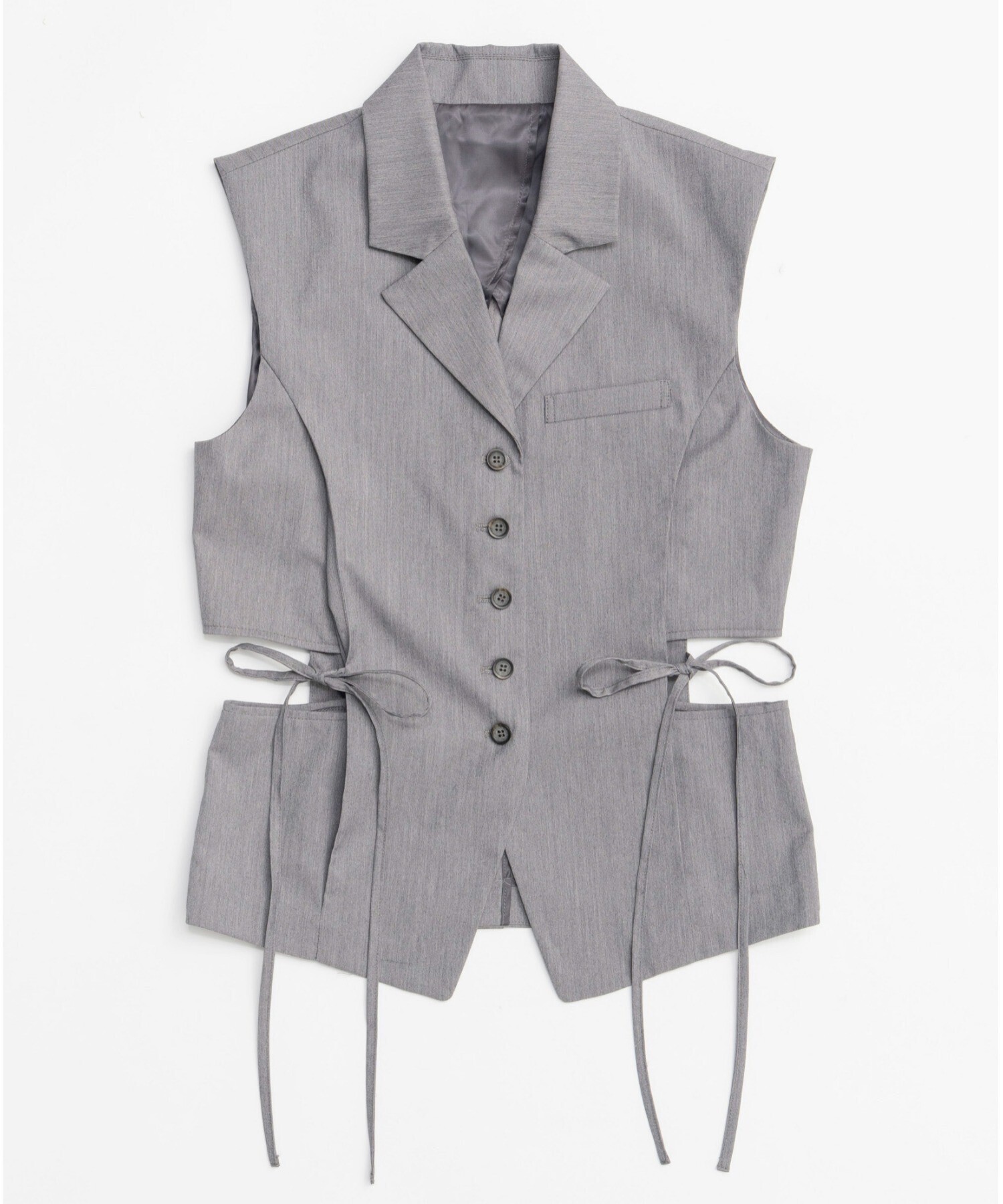 MAISONSPECIAL Side Hole Gilet/サイドホールジレ