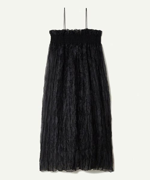 leinwande Recycle Organdy Pleats Dress