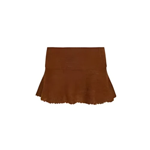 Guizio HEART SCALLOP MINI SKIRT