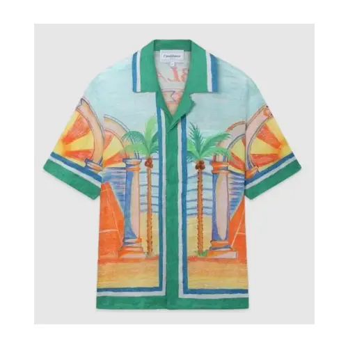 CASABLANCA Day of Victory Linen Shirt