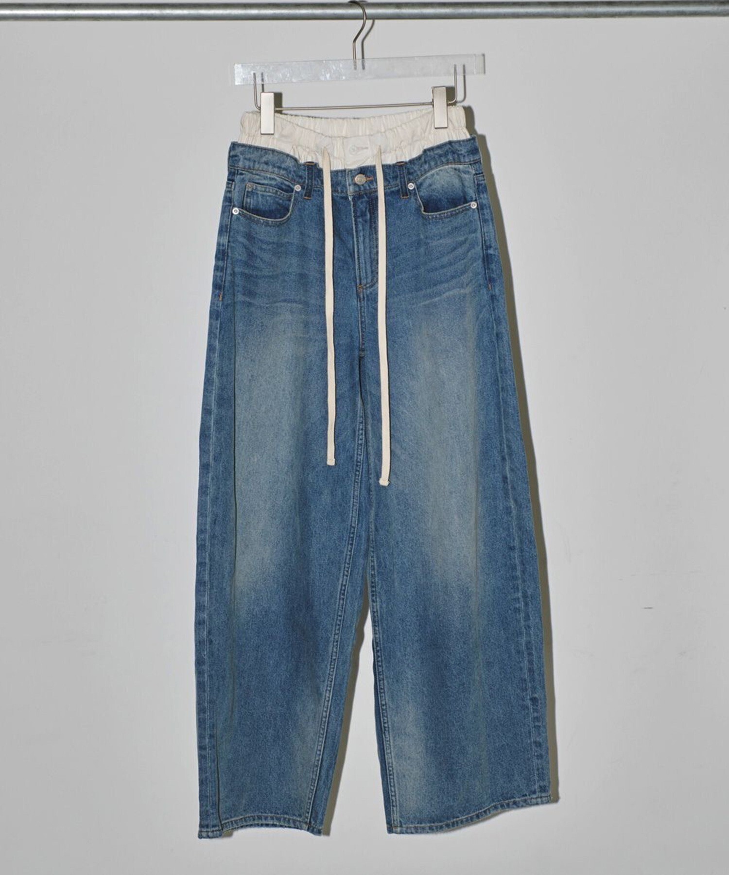TODAYFUL レイヤードウエストデニム/Layered Waist Denim