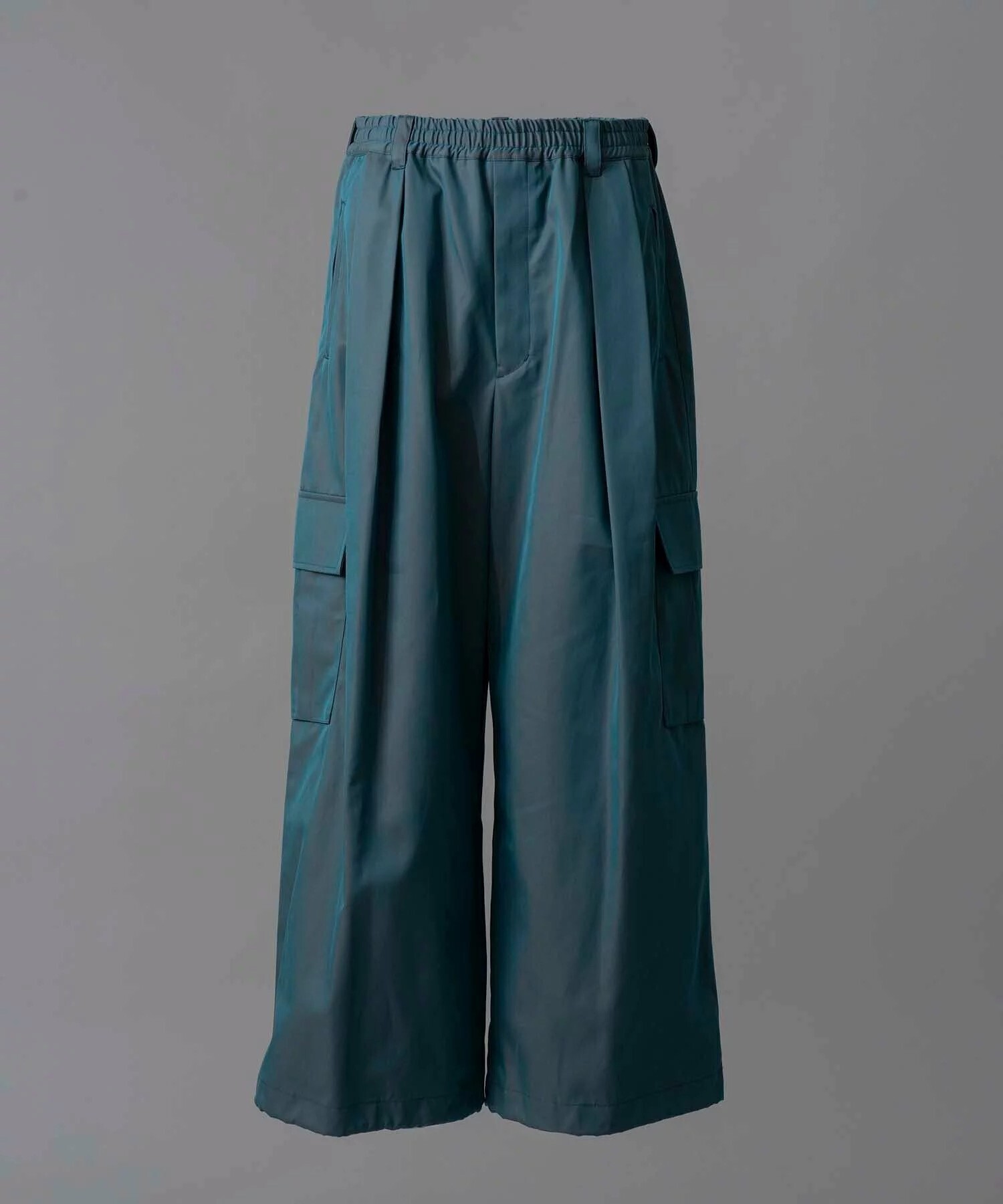 MAISON SPECIAL 120/2/2 Suvin Cotton Gabardine Prime-Wide Cargo Pants