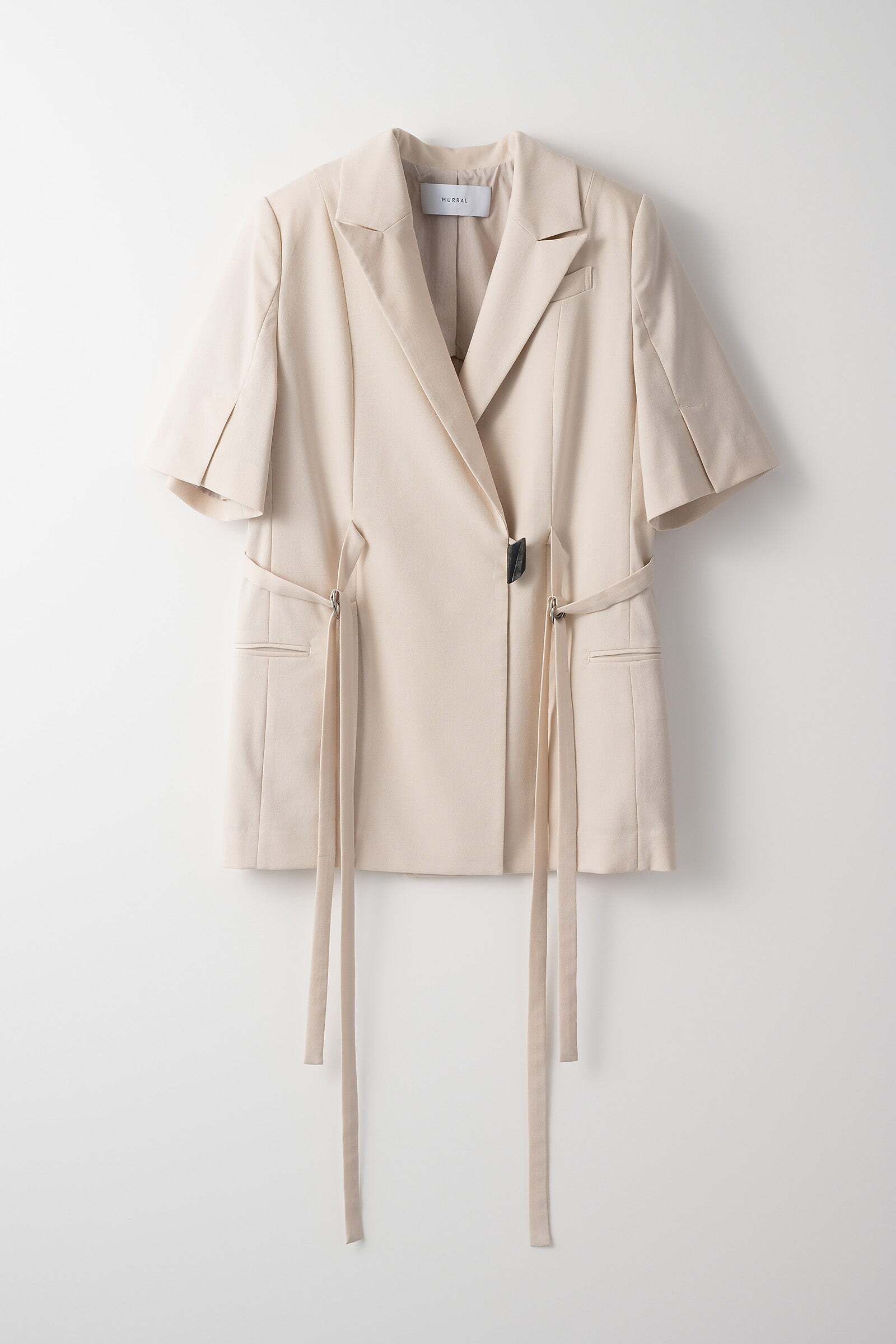 MURRAL Slit short sleeve jacket