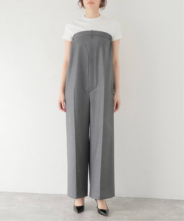 Uhr Wide Jumpsuit：オールインワン