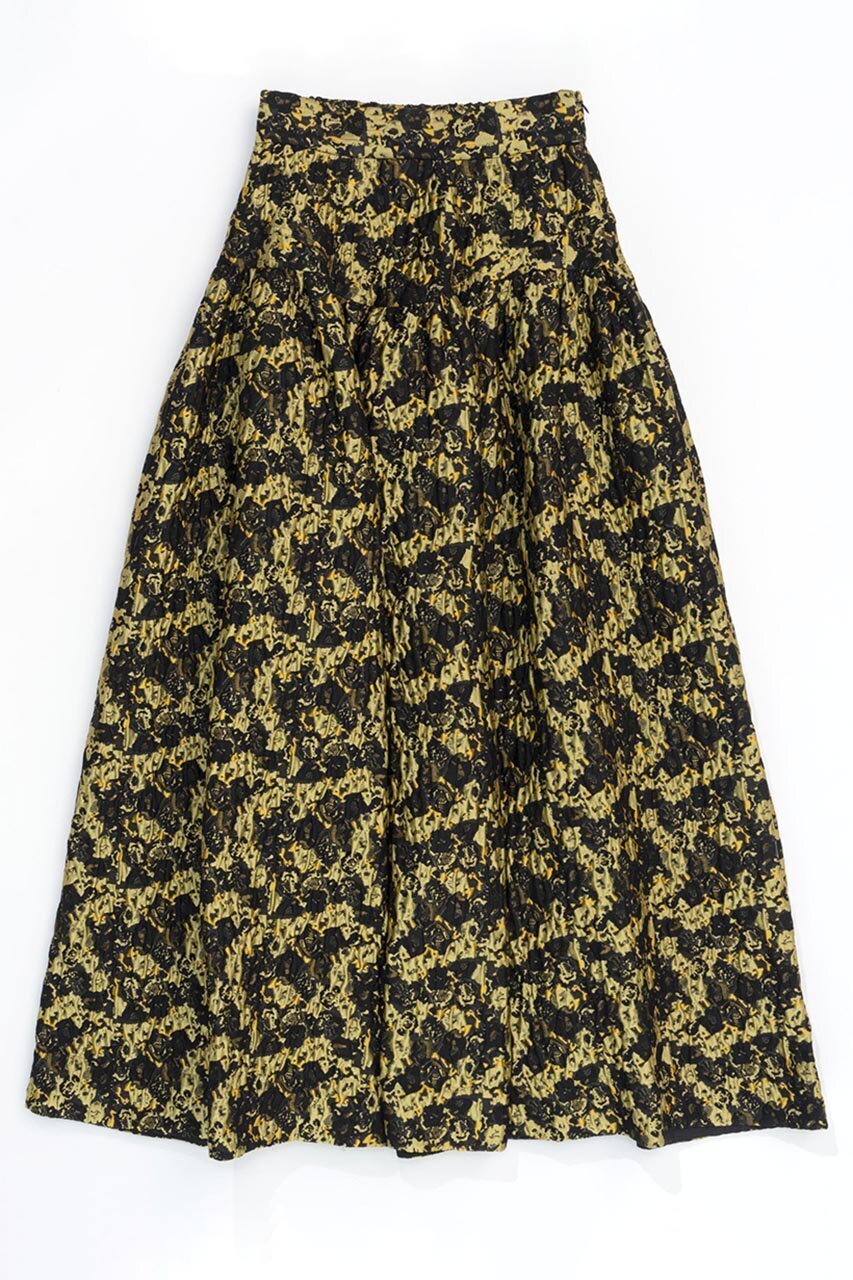 MAISON SPECIAL Floral Pattern Jacquard Voluminous Skirt
