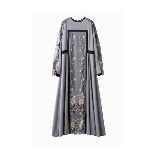 MURRAL Framed flower laceドレス