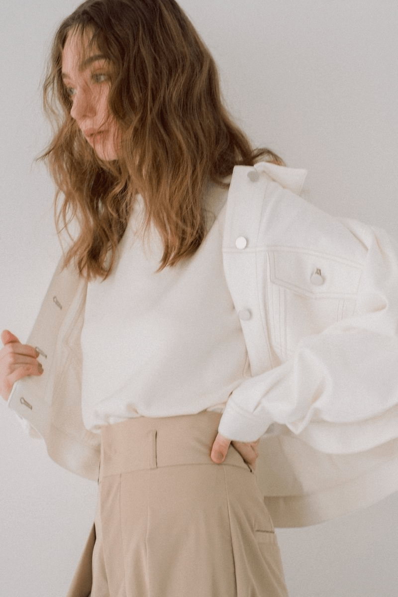 maison de Dolce. デニムジャケット【white】
