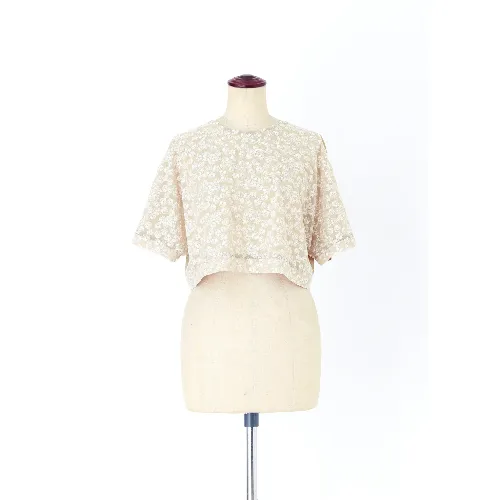 maison furuta flower garden／tops beige