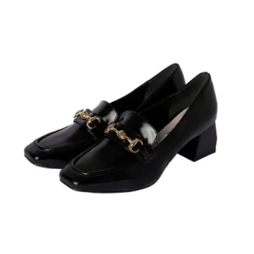 Her lip to Classic Heeled Bit Loafers