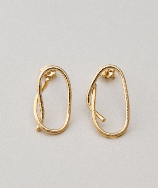 ete bijoux K18YG ドロー ピアス