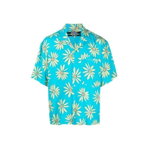 JACQUEMUS La Chemise Jean Floral Shirt